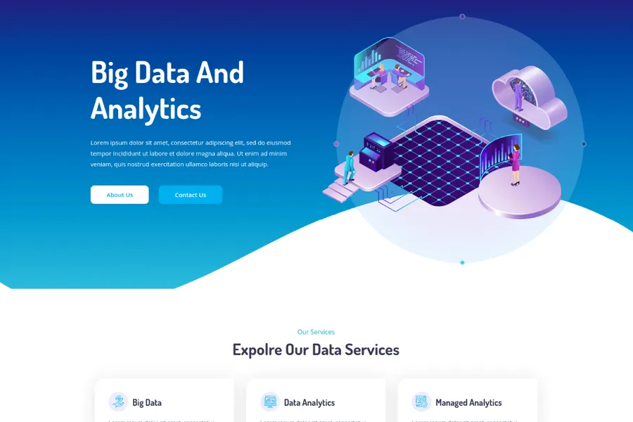raxr Nextjs Data Science & AI Website Template